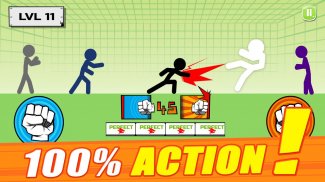 Stickman fighter : Epic battle for Google TV screenshot 3