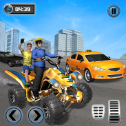 Taxi Cab ATV Quad Bike Limo City Taxi Driving Game screenshot 15