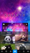 Galaxy Starry Keyboard Backgro screenshot 3