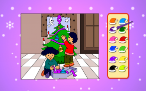 Coloring Game-Christmas Fun screenshot 1