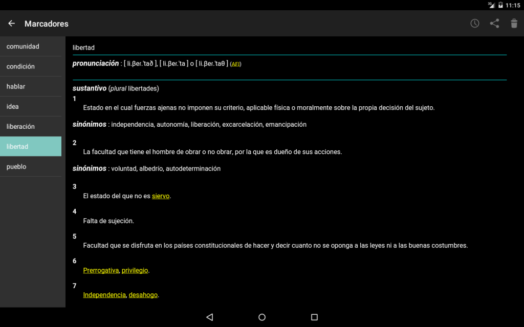 Spanish Dictionary - Offline | Download APK for Android ...