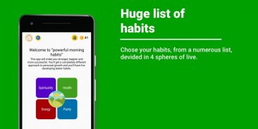 The Best Morning Healthy Habits Planner & Tracker screenshot 0