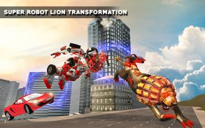 Ultimate Wild Lion Robot: Car Robot Transform Game screenshot 0