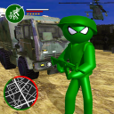 Stickman Army Men Toy Strike Simulator Icon