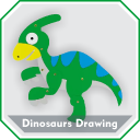 Easy Dinosaurs Drawing Tutorial Step by Step Icon