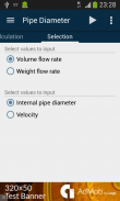 Pipe Diameter Calculator screenshot 1