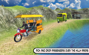 Offroad Chingchi Rickshaw Tuk Tuk Driver 2018 screenshot 1