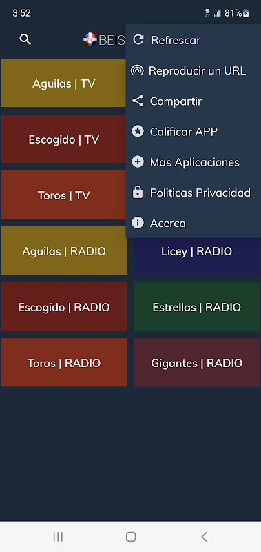 Beisbol RD - TV RADIO en Vivo Republica Dominicana - Tải xuống APK dành cho  Android | Aptoide