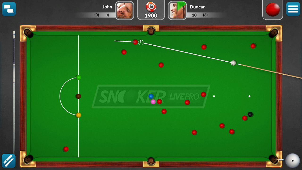 Snooker Live Pro and Six-red