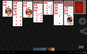 Spiderette Solitaire HD screenshot 1