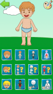 शरीर के हिस्सों बच्चे के लिए screenshot 7