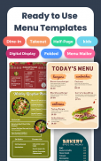 Menu Maker, Menu Templates screenshot 2