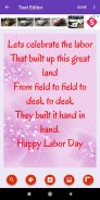 Happy Labor Day:Greeting,Photo Frames,GIF,Quotes screenshot 5