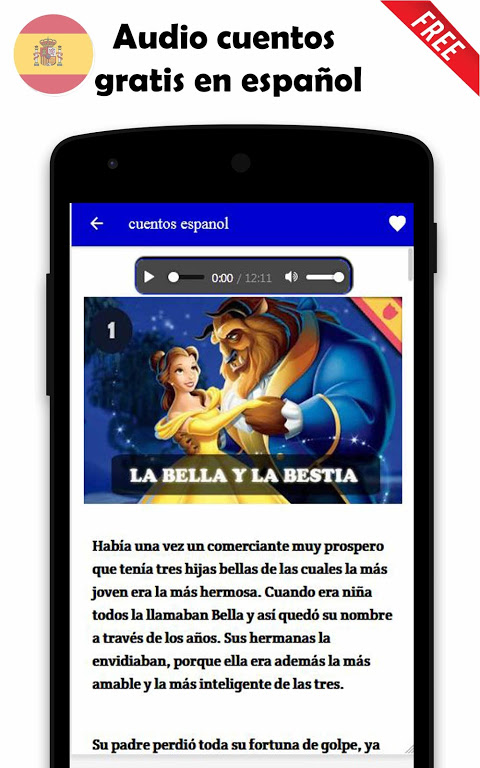 Audio cuentos gratis en español - Descargar APK para Android | Aptoide