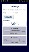 Percent Calculator / Percentage Calculator screenshot 1