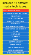 Maths Homework Helper screenshot 0