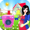 Laundry Girls :Washing Clothes Icon