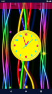 3D Neon Clock Live Wallpaper screenshot 1