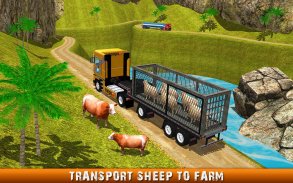 Offroad Farm Animal Truck: Driving Games 2019 screenshot 9