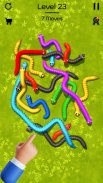 Tangled Snakes Puzzle Game screenshot 1