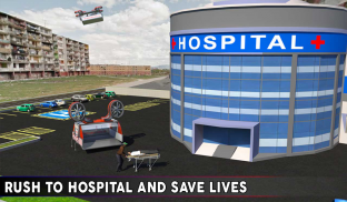 Drone Ambulans Simülatör Oyun screenshot 14