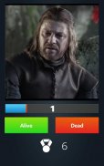 Quiz: Alive Or Dead? Marvel Game of Thrones S8 screenshot 1