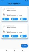 MGU Result Checker screenshot 1