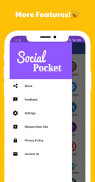 All social media and social networks in 1 app 2020 screenshot 4