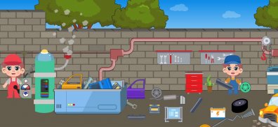 Pretend Town Factory: Car Garage Workshop screenshot 1