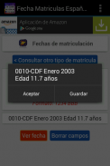 Fecha de Matriculación España screenshot 5