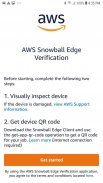 AWS Snow Family Verification screenshot 1