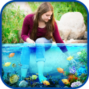 Underwater Photo Editor with aquarium photo frame