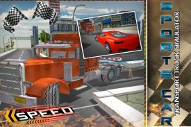 Sports Car Transport Truck Sim screenshot 4