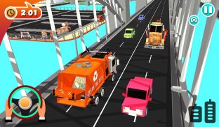 Urban Garbage Truck Driving - Waste Transporter screenshot 9