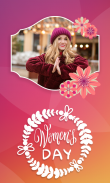 Womens Day Photo Frame screenshot 0