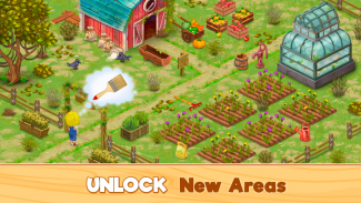 Бабушкина Ферма: Игра Три-в-ряд screenshot 2