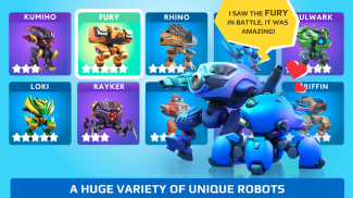Little Big Robots. Mech Battle screenshot 1