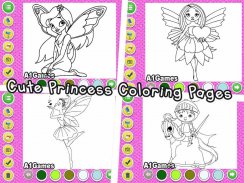 Indian Princess Doodle Colouring Book screenshot 4