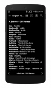 English Names and Meanings screenshot 2