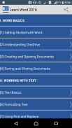 Learn MS Word 2016 FULL screenshot 4