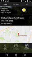 Twin Creeks Golf Tee Times screenshot 0