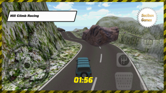 Salju Jeep Bukit Climb Racing screenshot 0