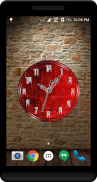 Red Clock Live Wallpaper screenshot 1