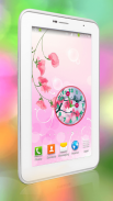 Flowers Clock Widgets screenshot 3