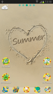 GO Launcher EX летом тема screenshot 6