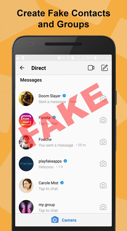 Chat fake iphone instagram Fake Instagram