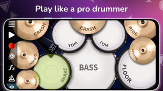 Drum Solo Studio: drums set screenshot 1