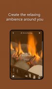 Crackling Fire Sounds: Relaxing Fireplace HD screenshot 2