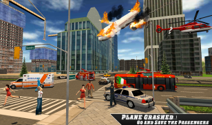 Airplane Fire Fighter  Ambulance Rescue Simulator screenshot 6