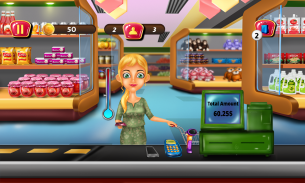 Kasiyer süpermarket çocuk oyun screenshot 3